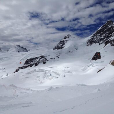 Arrivo a Jungfraujoch, la stazione ferroviaria più alta d’Europa, a 3.454 metri s.l.m.