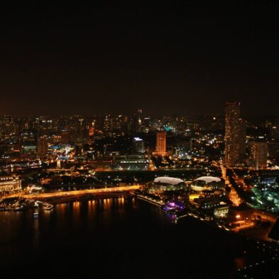 Dall’osservatorio del Marina Bay Sands