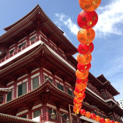 Il Buddha Tooth Relic Temple and Museum a Chinatown, fondato nel 2002