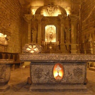 Cappella dedicata a Santa Kinga (Cunegonda) di Polonia all’interno della Miniera di Sale di Wieliczka (Kopalnia soli Wieliczka)