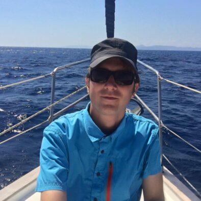 Sailing towards Poros