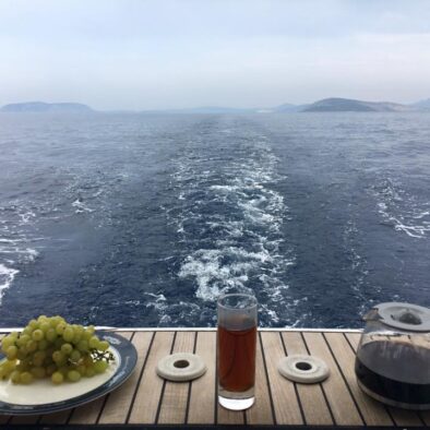 Breakfast on board