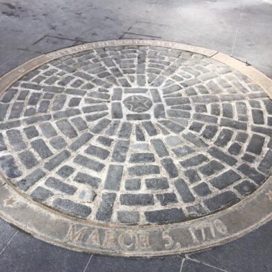 Il Sito del Massacro di Boston (Boston Massacre Site), avvenuto nel 1770