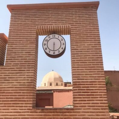 A clock in Kasbah Street (Rue de la Kasbah)