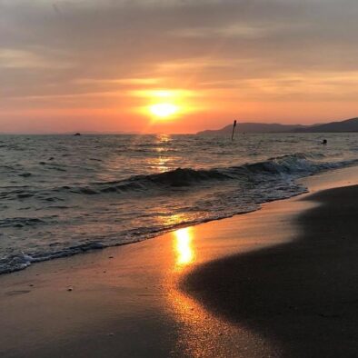 Tramonto a Principina a Mare