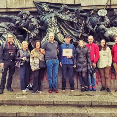 Foto di gruppo al termine del “Sofia walking tour”