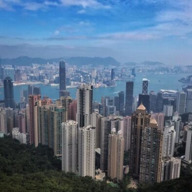Panorama di Hong Kong dal Victoria Peak (太平山)