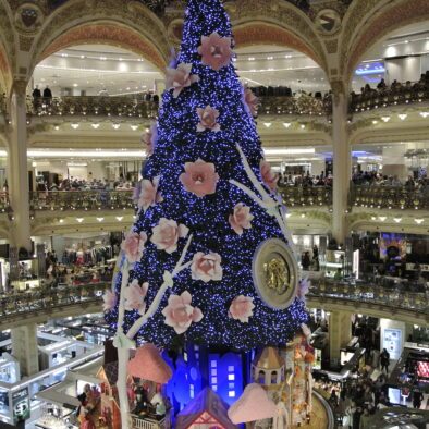 L’albero di Natale alle Galeries Lafayette