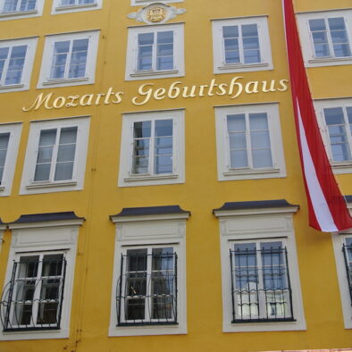 La Casa Natale di Mozart (Mozart Geburtshaus), al 9 di Getreidegasse