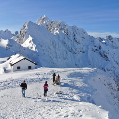 On the top of Hafelekar Mountain