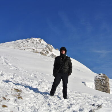 On the top of Hafelekar Mountain