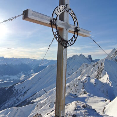 On the top of Hafelekar Mountain