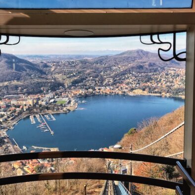 Onboard the Como-Brunate Funicular Railway