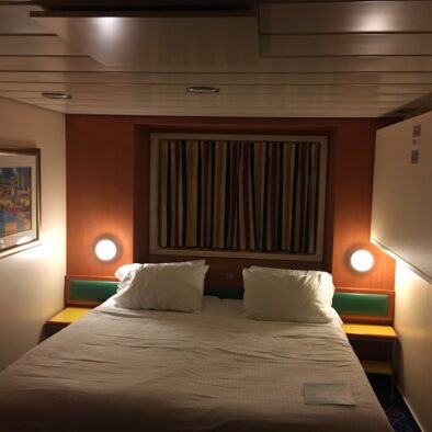 At sea