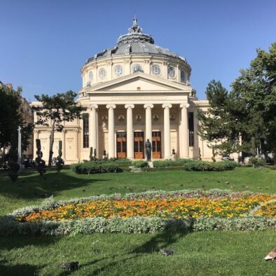 L’Ateneo rumeno (Ateneul Român), inaugurato nel 1888