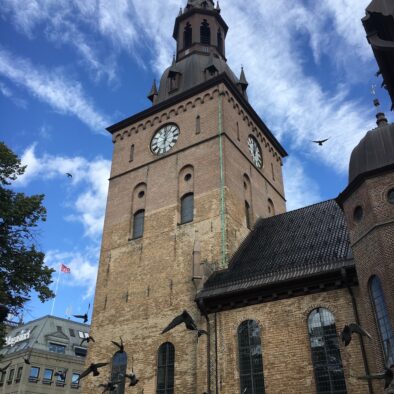 La Cattedrale di Oslo (Oslo domkirke), completata nel 1697