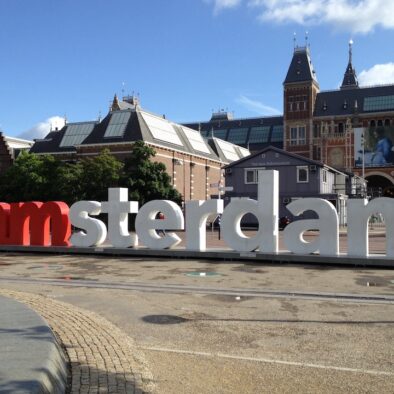 The "I amsterdam" sign, once standing outside the Rijksmuseum