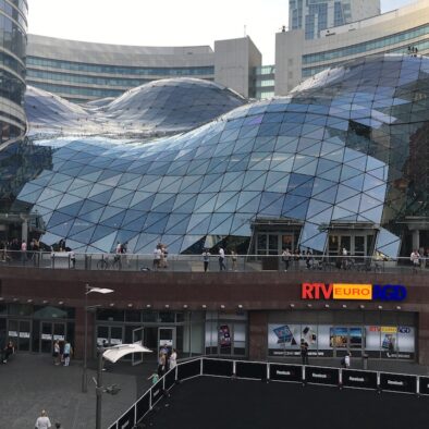 Modern Glass Shopping Center