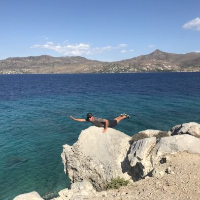 Me at the picturesque port town of Ermioni