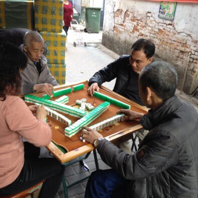 Mahjong players