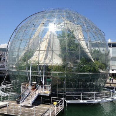 La Biosfera di Genova, progettata da Renzo Piano nel 2001