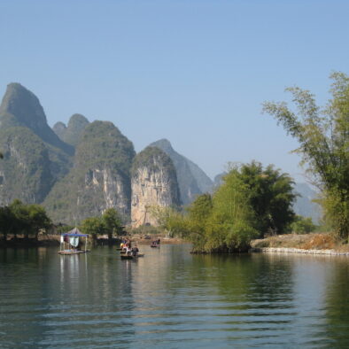 Escursione in chiatta sul fiume Li Jiang (漓江)