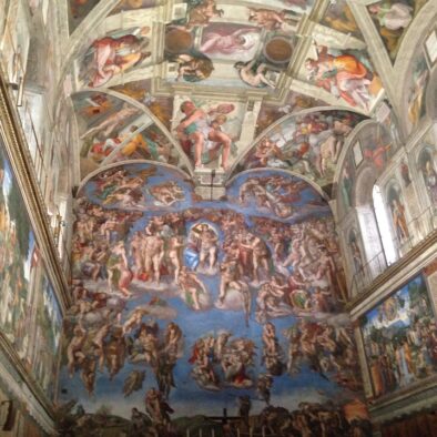 Gli affreschi della Cappella Sistina, costruita tra il 1475 e il 1481