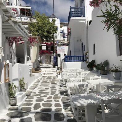 Il centro storico di Mykonos