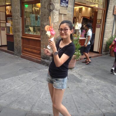 Pausa gelato in Via dei Calzaiuoli