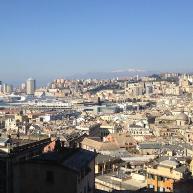 Panorama di Genova dalla Spianata Castelletto