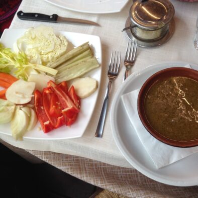 Tasting local food