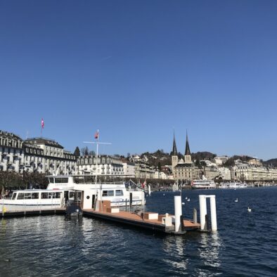 Panorama di Lucerna dal Seebrücke