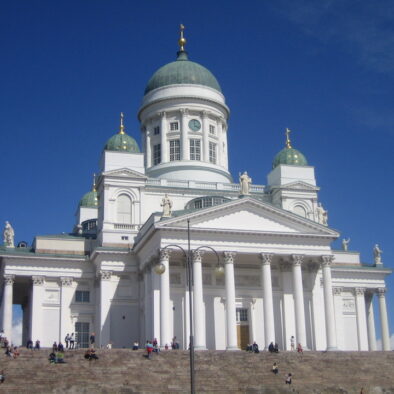 La cattedrale di Helsinki (Helsingin tuomiokirkko), completata nel 1851