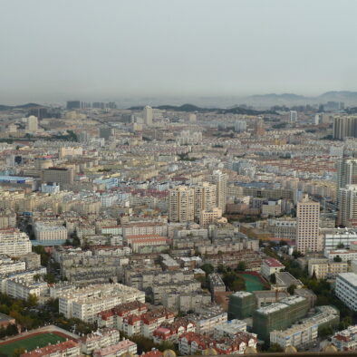 Panorama di Qingdao dalla Torre della Televisione (青岛电视塔)