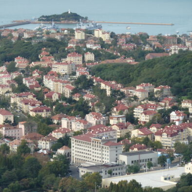 Panorama di Qingdao dalla Torre della Televisione (青岛电视塔)