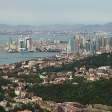 Panorama di Qingdao dalla Torre della Televisione (青岛电视塔)