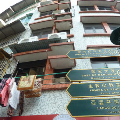 A passeggio per il centro storico di Macao
