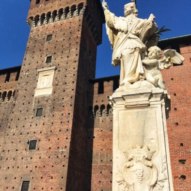 The Piazza d’Armi at Sforza Castle