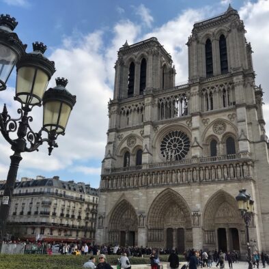La Cattedrale di Notre-Dame, completata nel 1344