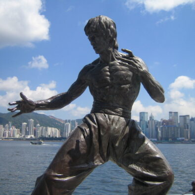 Statua di Bruce Lee nella Avenue of Stars (星光大道)