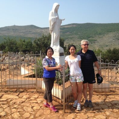 Sulla Collina delle Apparizioni a Medjugorje