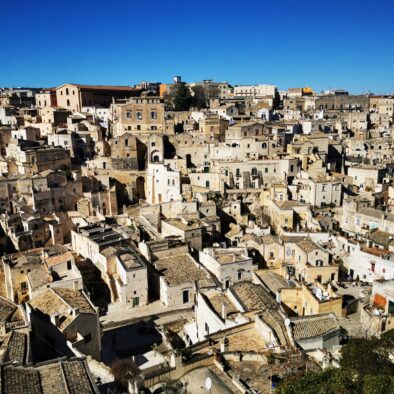 Panorama di Matera da Piazza Duomo